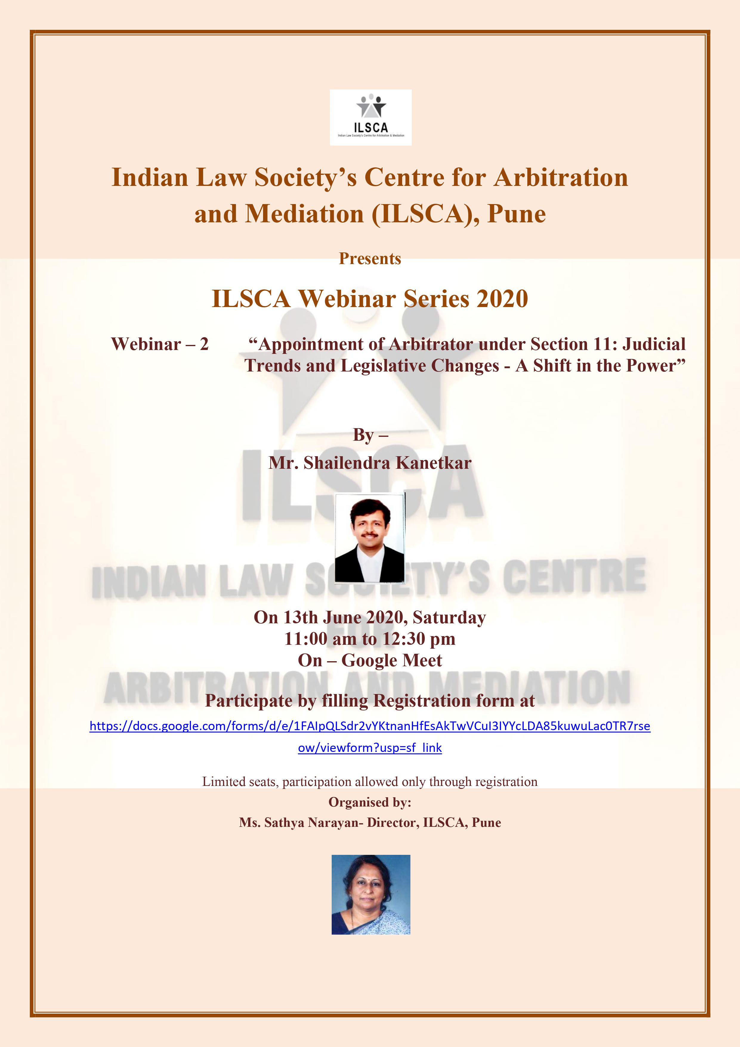 Appointment of Arbitrator under Section 11: Judicial Trends and Legislative Changes – A Shift in Power